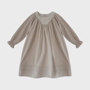 Louisiella | Embroidered Neckline Dress